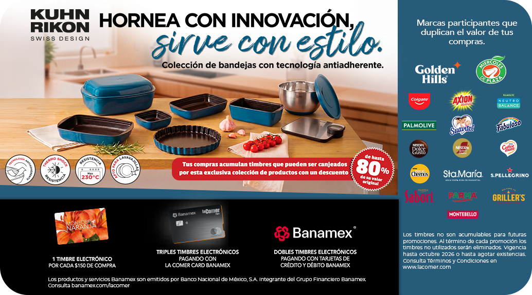 Nuestra colección de bandejas para hornear